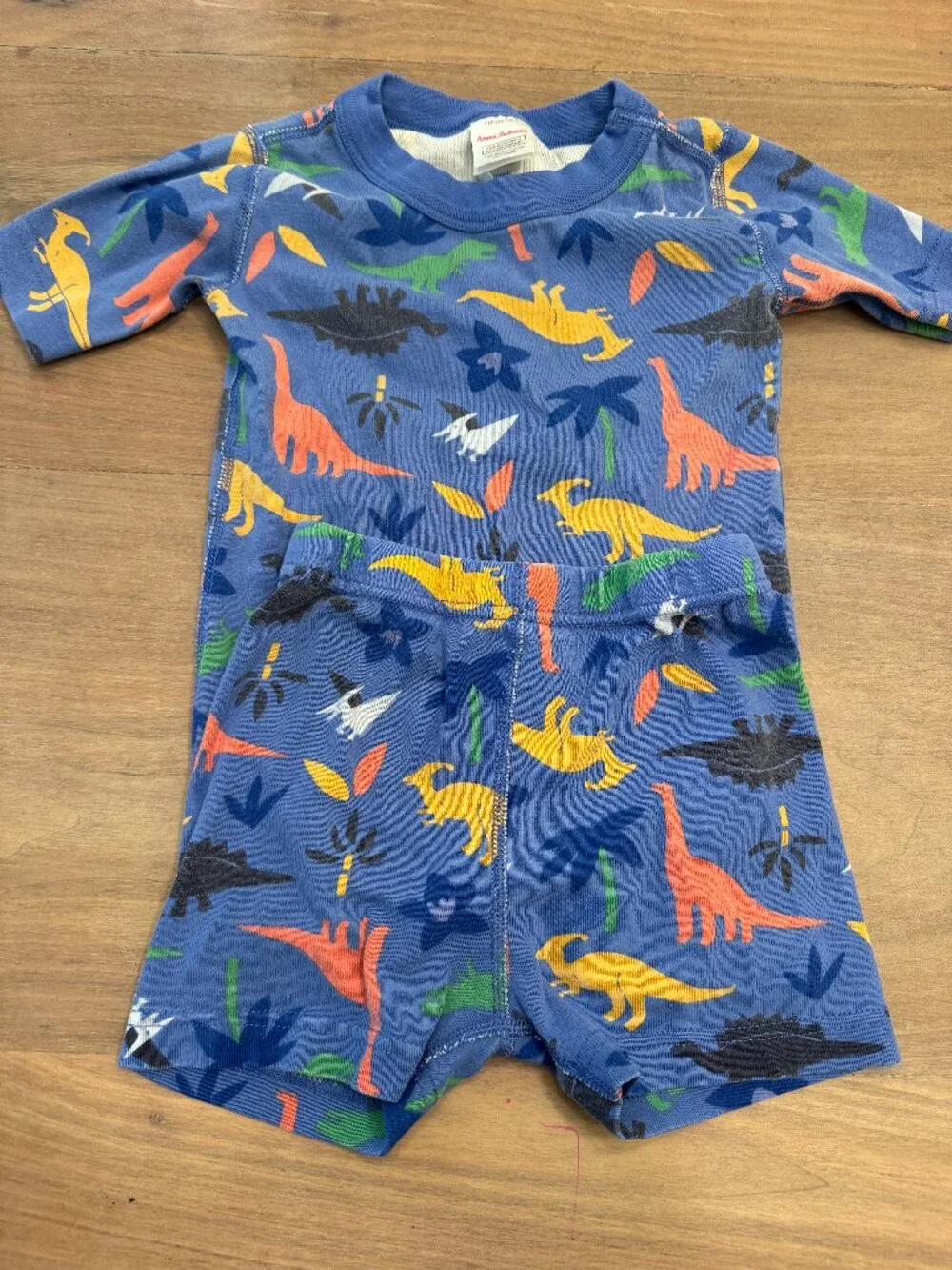 Hanna Andersson Dinosaur Short Pajamas 2pc Organic Cotton 110cm / US 5
